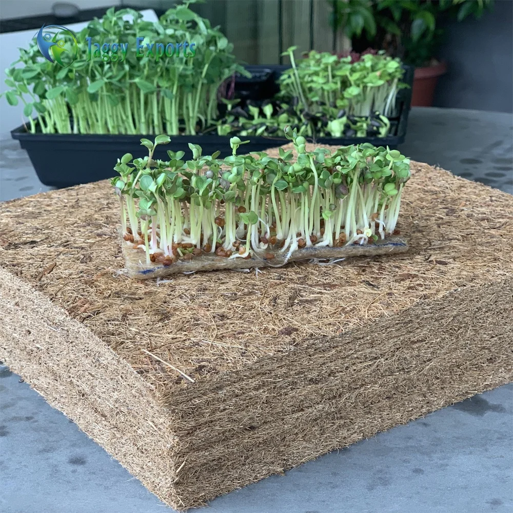 COIR MICROGREEN GROW MATS / GREEN GROW MAT / COCONUT GROW MATS
