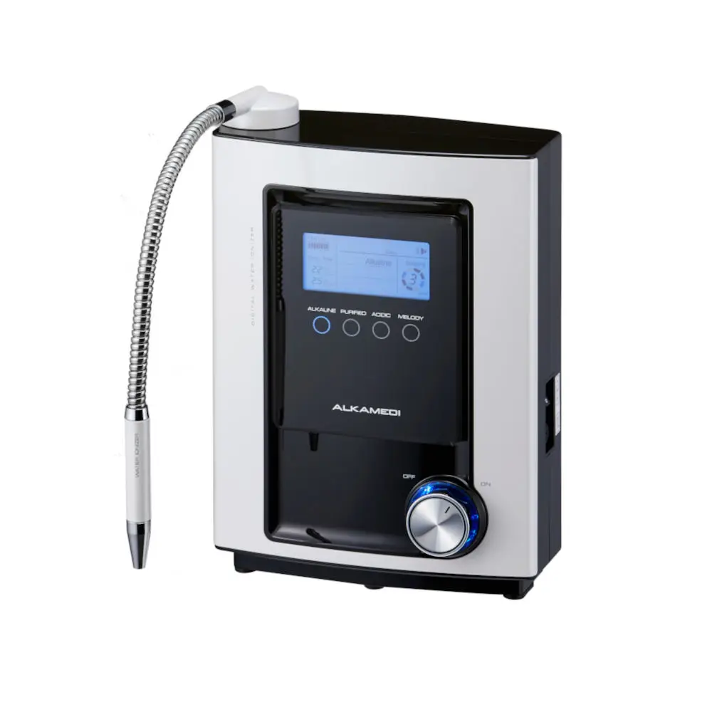 SCALE-FREE Alkaline water ionizer ALKAMEDI AMS 2100S hydrogen anti-oxidant ionized water generator for home use made in Korea