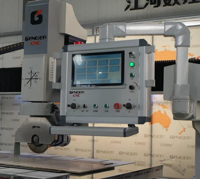 Monthly Deals Accurl 5-Axis Water Jet Stone Cutter Machine Cnc Cutting Machine Cnc 4 Axis Bridge Saw