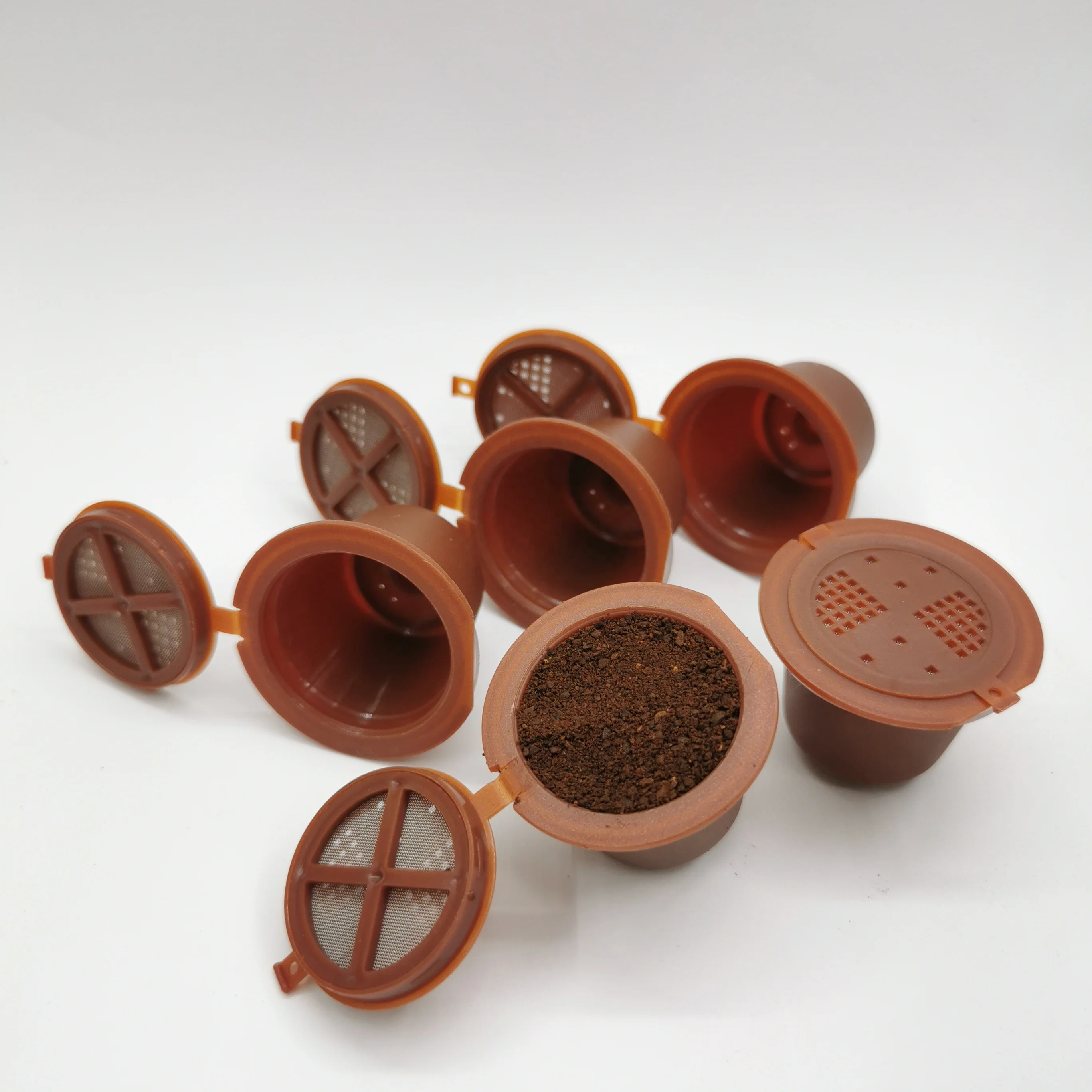 Amazon Hot sale Refillable coffee filter +Reusable coffee capsule+Pods filter reusable ECO-friendly