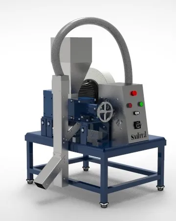 Sahith Premier Stainless Steel Cocoa Bean Cracker & Winnower Machine Easy to Operate Reliable Gearbox Motor Condition New India