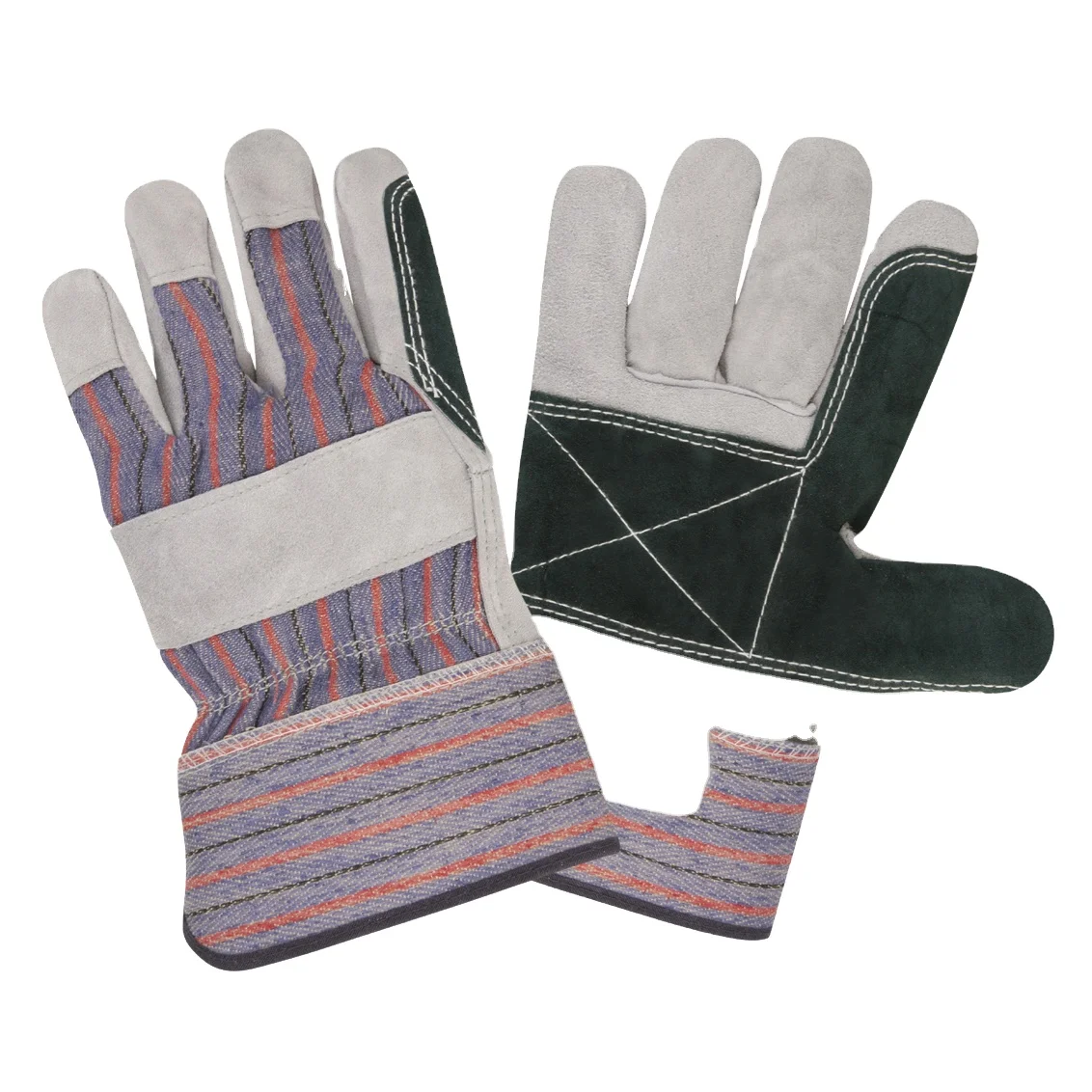 
 Ладонь из кожи, перчатки из воловьей кожи с разрезом  