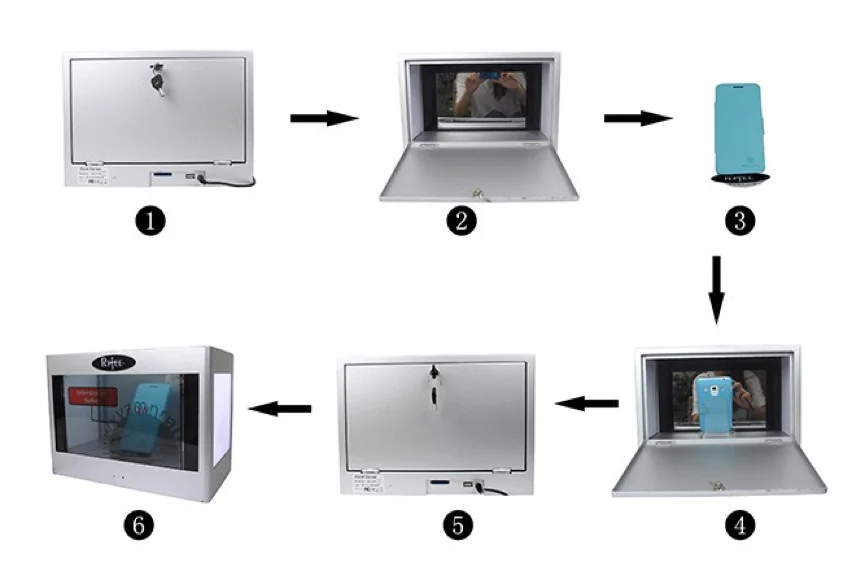 advertising kiosk 32inch transparent lcd display