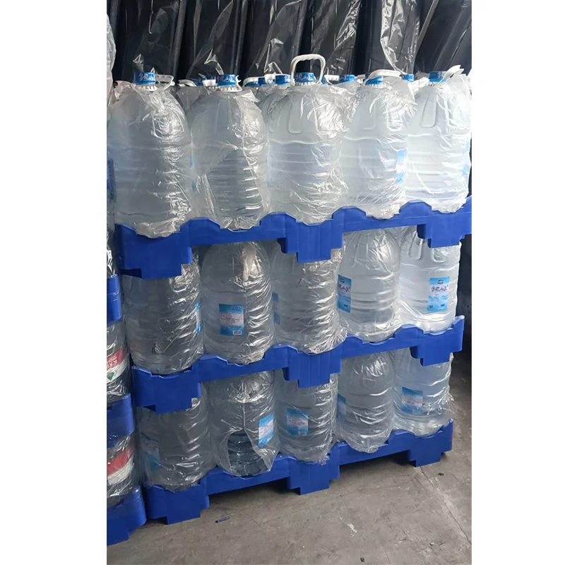 16 Bottles 5 Gallon Water Bottles Stacking Storage HDPE Plastic Pallets
