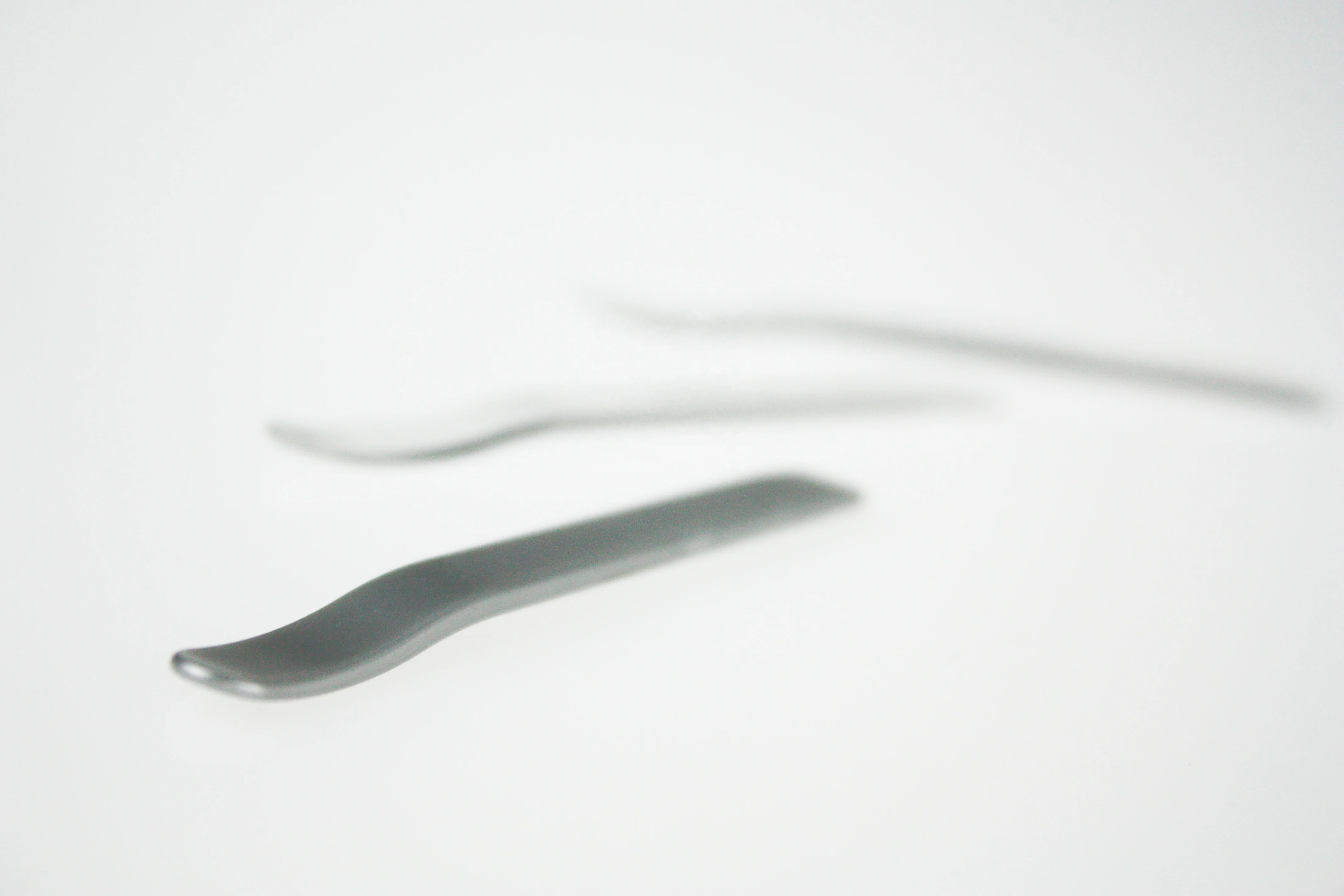 PMMA Acrylic Clear Transparent Customized Color Luxury 68mm Small Spatula for Cosmetics Skin Care Makeup Eye Face Cream Spatulas