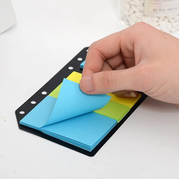 aesthetic round index transparent kawaii  promotional custom logo sticky notes pads