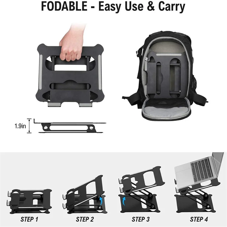 Great Roc foldable laptop stand Notebook Laptop Stand portable adjustable laptop stand aluminum