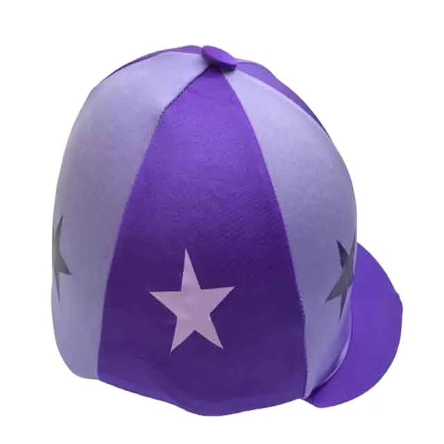 Wholesale polyester spandex Customize OEM Equestrian Horse Riding Helmet Protection High Quality Hat Covers