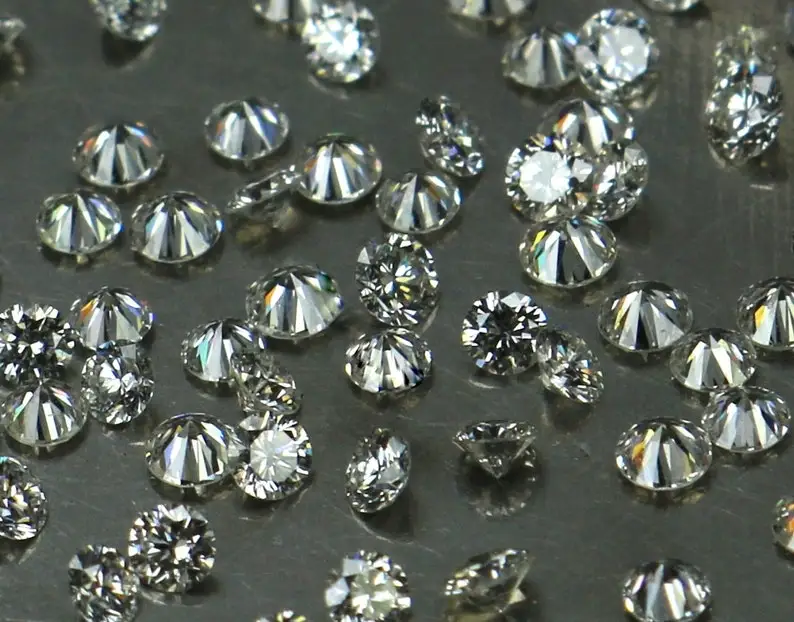Natural G H Color Brilliant Cut Loose Round Diamonds 2.10-3.50mm SI1 Clarity Diamonds For Ring Diamond Jewelry Making Bulk Rate
