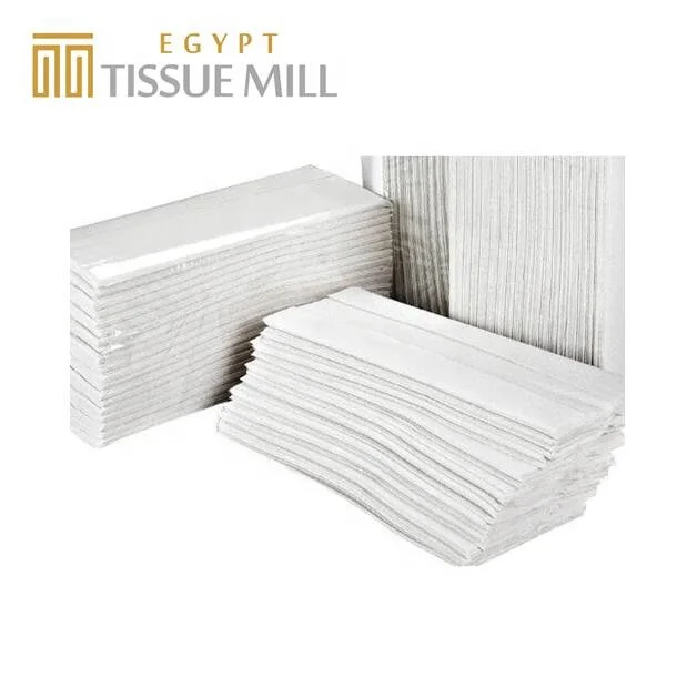 2022 Egypt 2 ply C fold paper hand towels 250 gm Pure