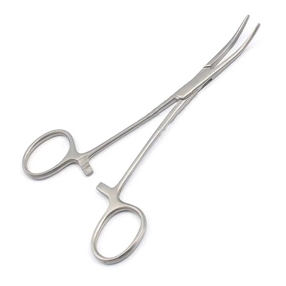 German Stainless Steel Hemostatic Forceps Curved for Surgical Use Surgical Curved Hemostat Forceps With Customized Sizes & Logo