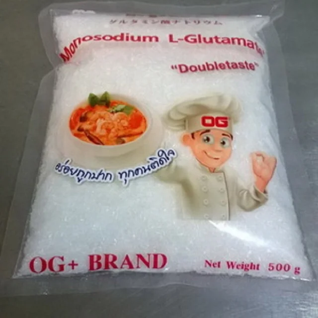 Manufacturer High Purity Monosodium Glutamate Seasoning Powder for Foods from Thailand with 25 Kg per Bag