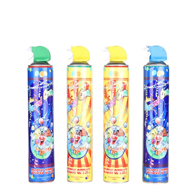 Wholesale 250ml celebrate christmas holiday artificial Carnival foam party snow foam spray