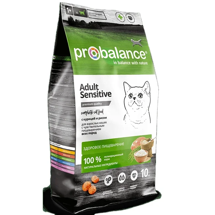 Probalance Adult Sensitive 10 kg, Dry cat food for adult dogs of all breeds with sensitive digestion