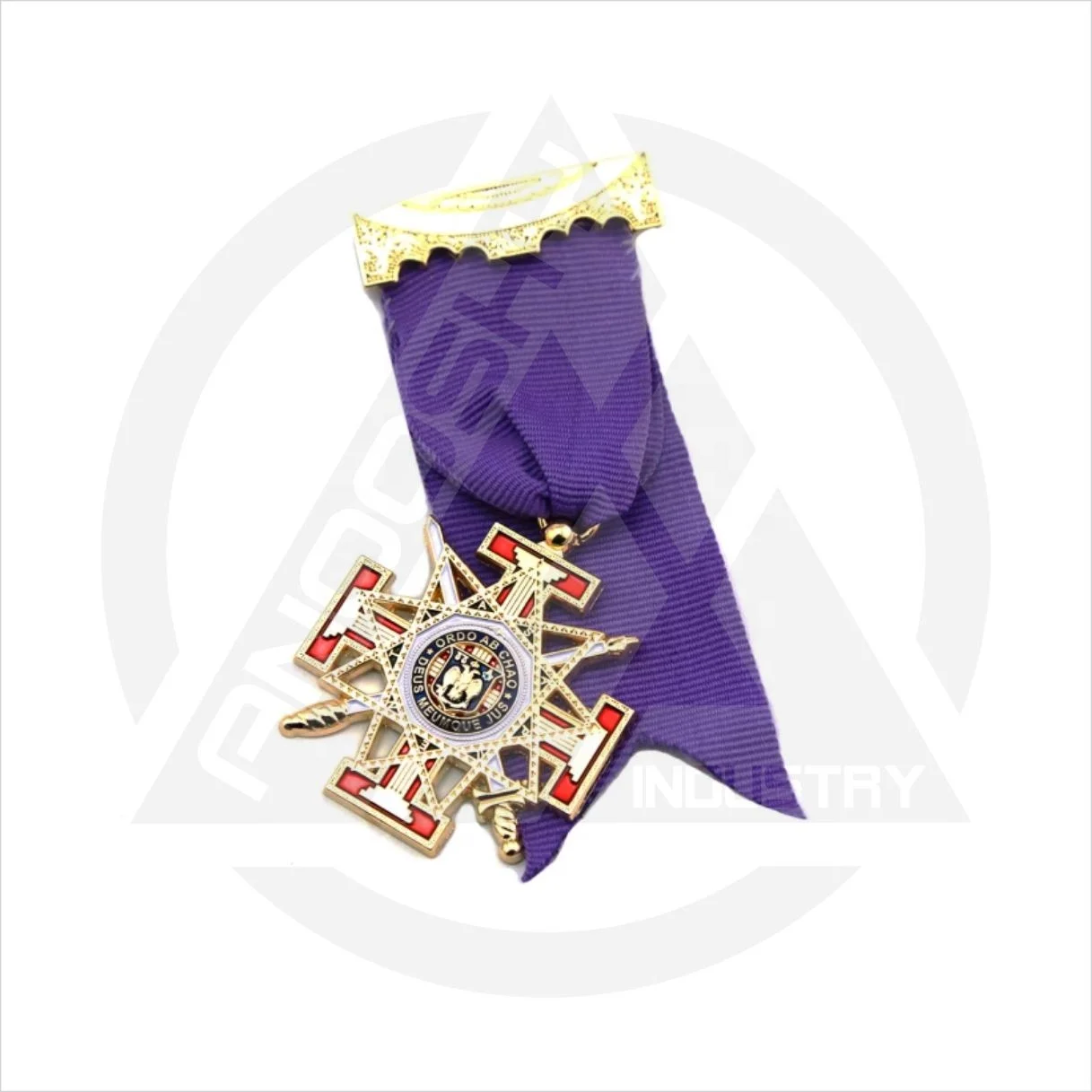 Medal with Ribbon Wholesale High Quality Manufacturer Masonic Medallion Custom Logo Items Medals Metal (11000002295500)