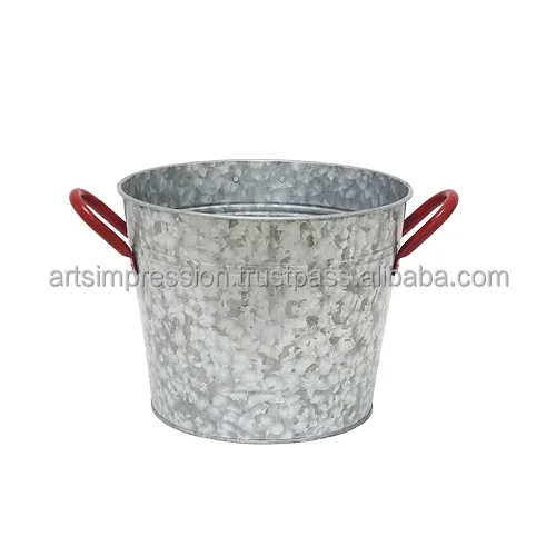 Good Design Bigger Size beer Cooler Galvanized large ice bucket Metal beverage tub for bar Accessories Party ware Home Hotel