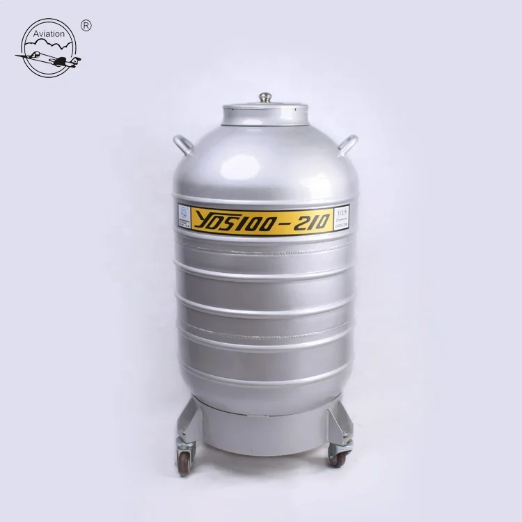 100L алюминиевый криорезервуар, цилиндр жидкого азота, цена