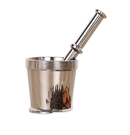 Wholesale Indian Seller Kitchenware Tool Supplies Khaldasta Spice Grinder Khalbatta Aluminum Mortar & Pestle Set Kitchen Tool