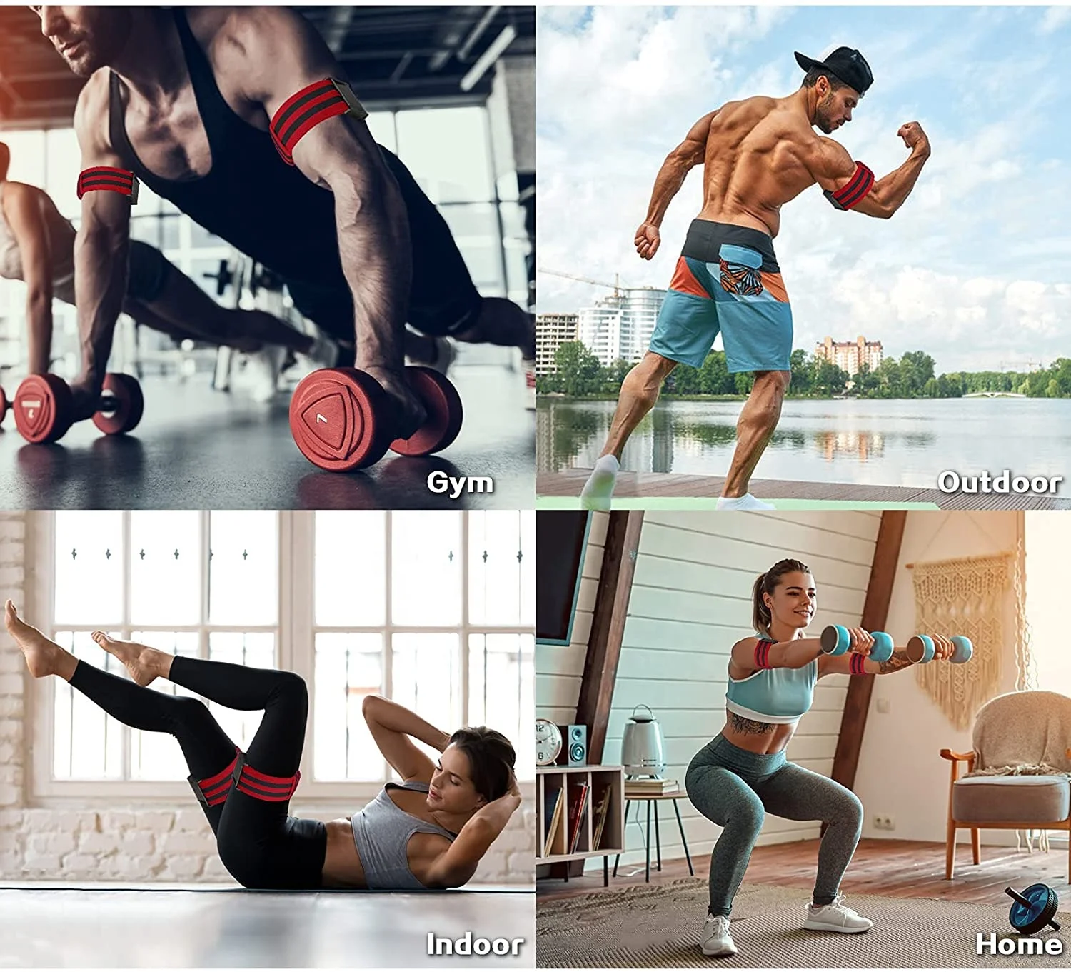 2022 New Arrival Flow Resistance Training Band Blood Flow Restriction BFR Band Strap Occlusion BFR Band Strap