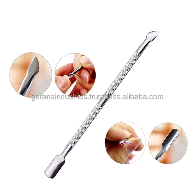  Маникюрный педикюрный очиститель для ногтей толкатель набор из 4 шт. нержавеющей стали Премиум-Качества пакистанского производства
