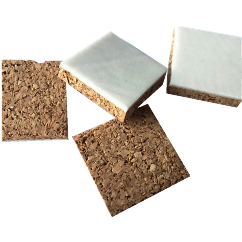Cork Pads Cling Foam for Glass Protecting on Rolls of Self-adhesive Square Spacers Vacuum Lifter