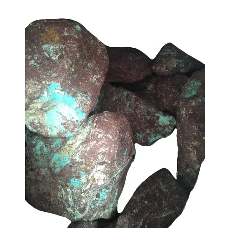 Fox Mine Nevada USA Natural Rough Material Turquoise Crystal Specimen