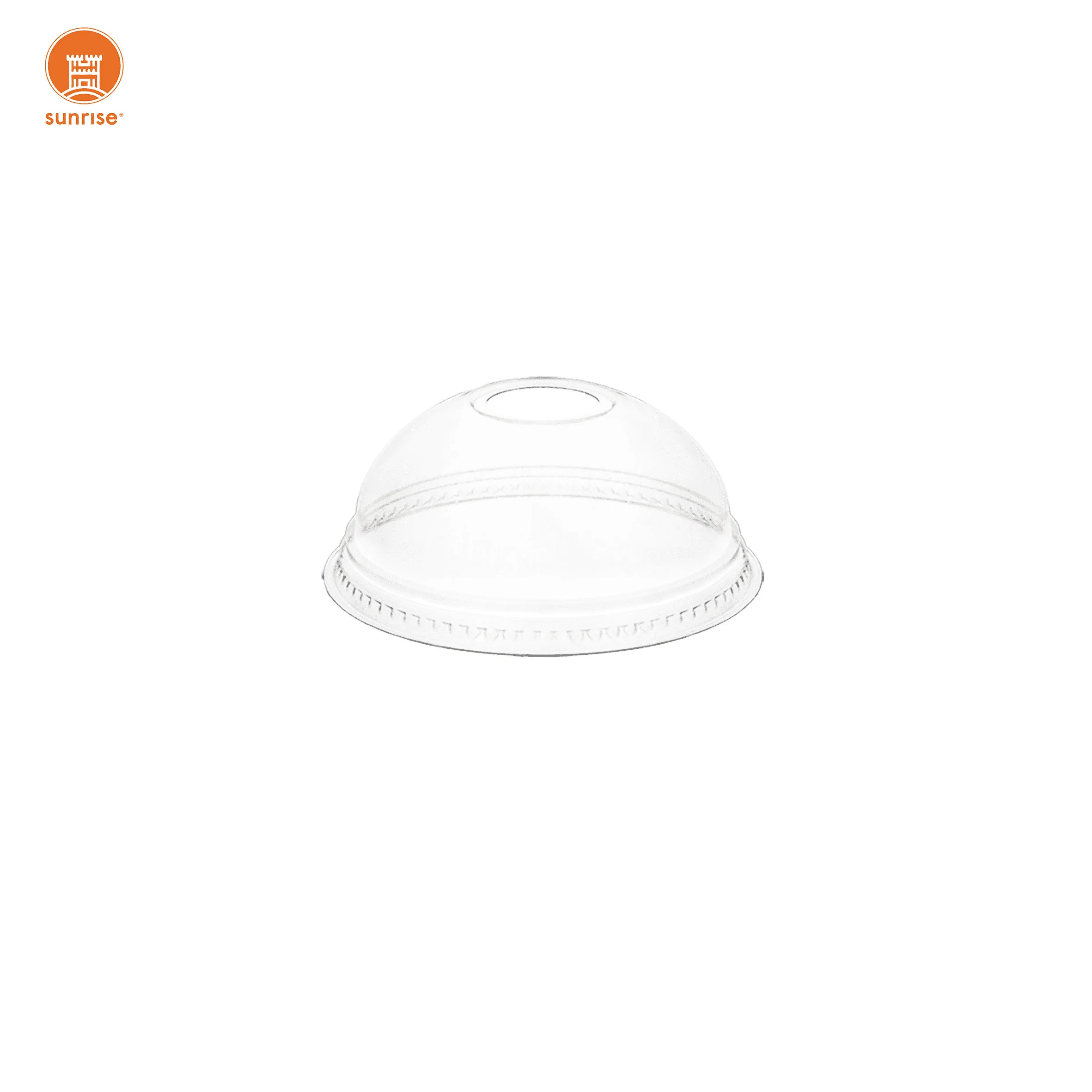 98mm Good Quality PET Cups Cross Cut Flat Lids