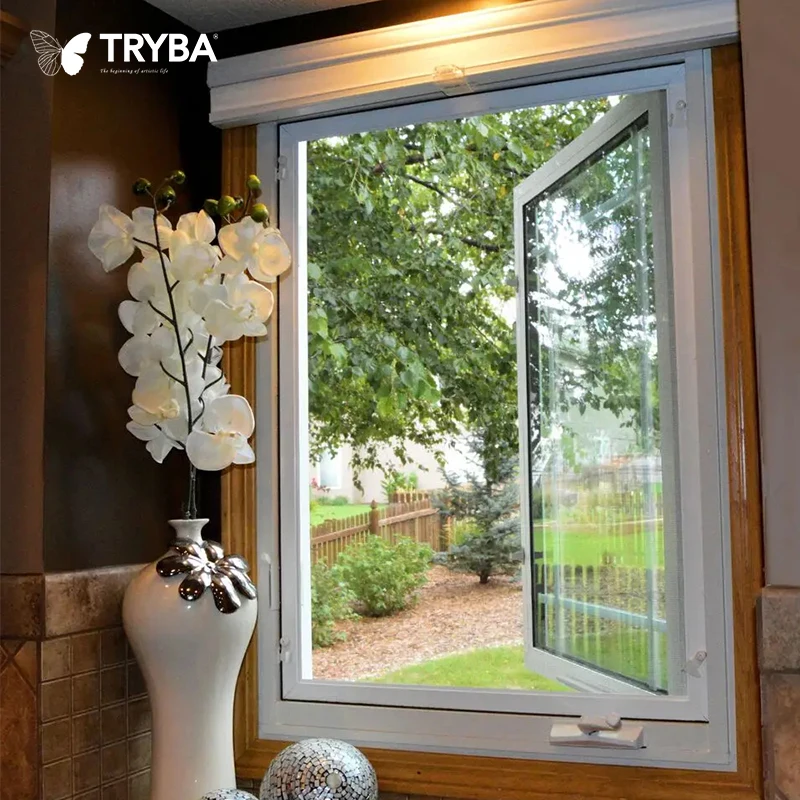 Australia and US Standards Crank Out casement thermal break aluminum triple glazed  Window