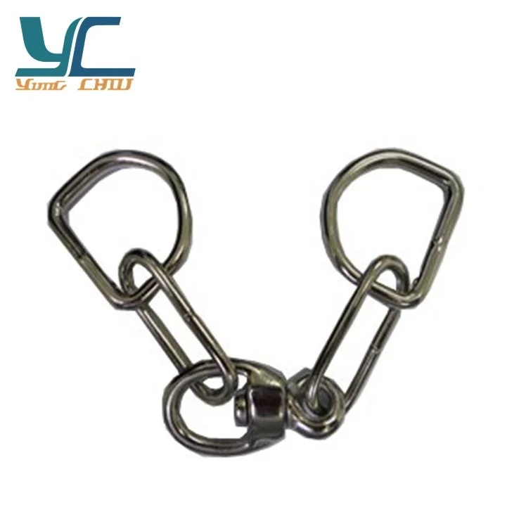 Malleable iron cast iron horse head collar and lead set