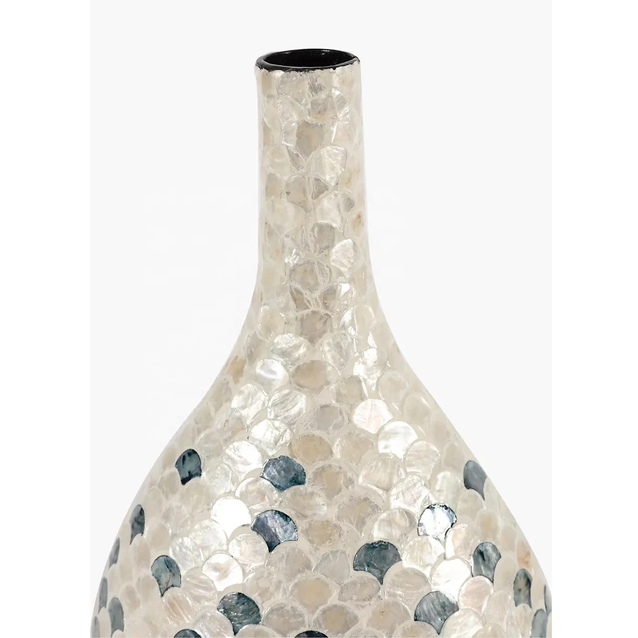 Gorgeous luxury vase mother of pearl decorative vases shell capiz tall vase manufacturer wholesale from Vietnam