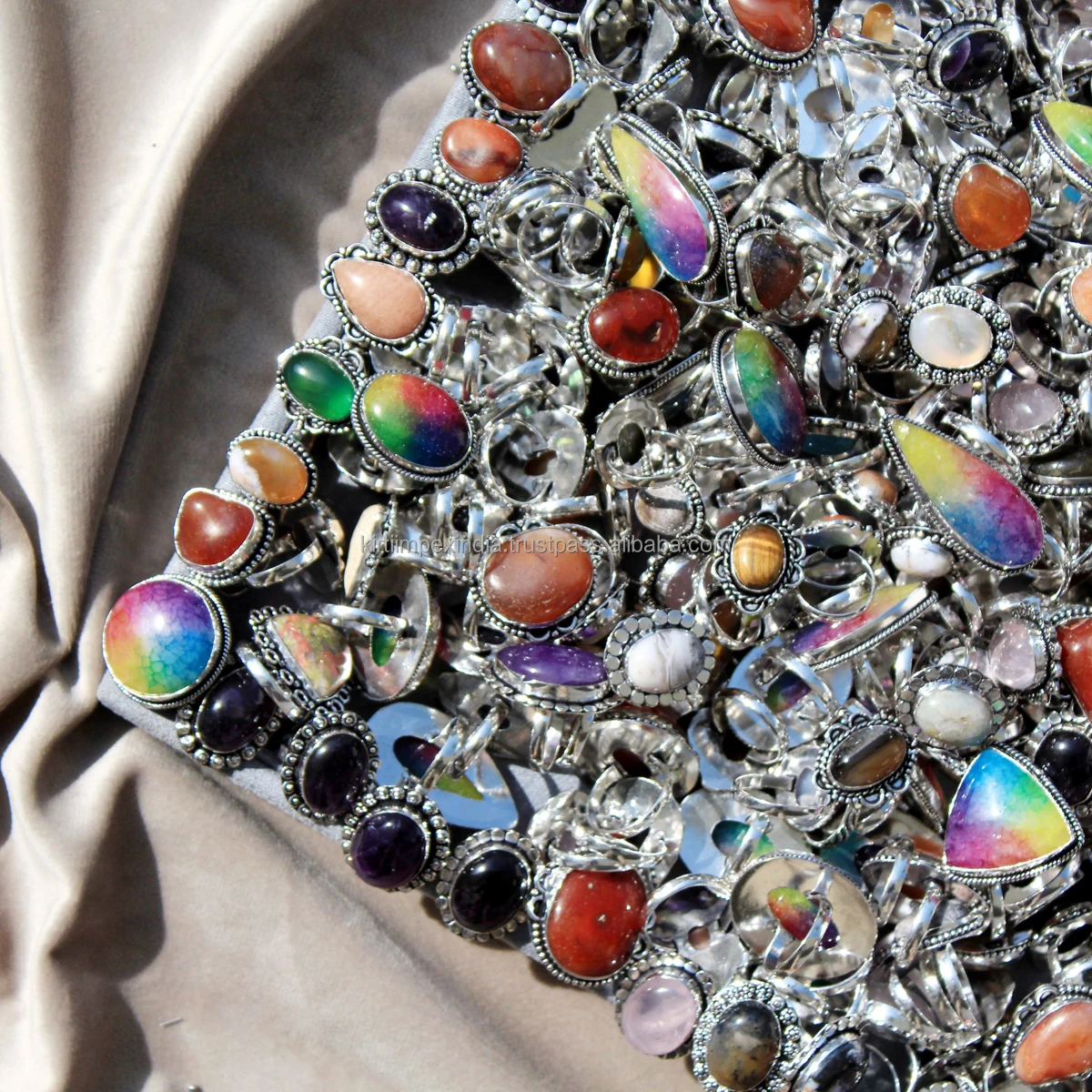 Оптовая продажа ювелирных изделий Kristalle модные ювелирные изделия для женщин оптовая разные размеры США 5-11