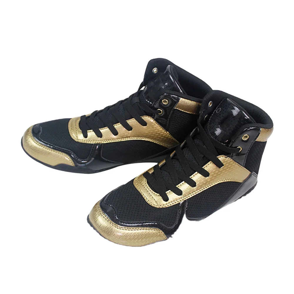 2023 Новая мужская Профессиональная Обувь для боксерской борьбы Высококачественная кожа с резиновой подошвой натуральная кожа подкладка сетка для зимы