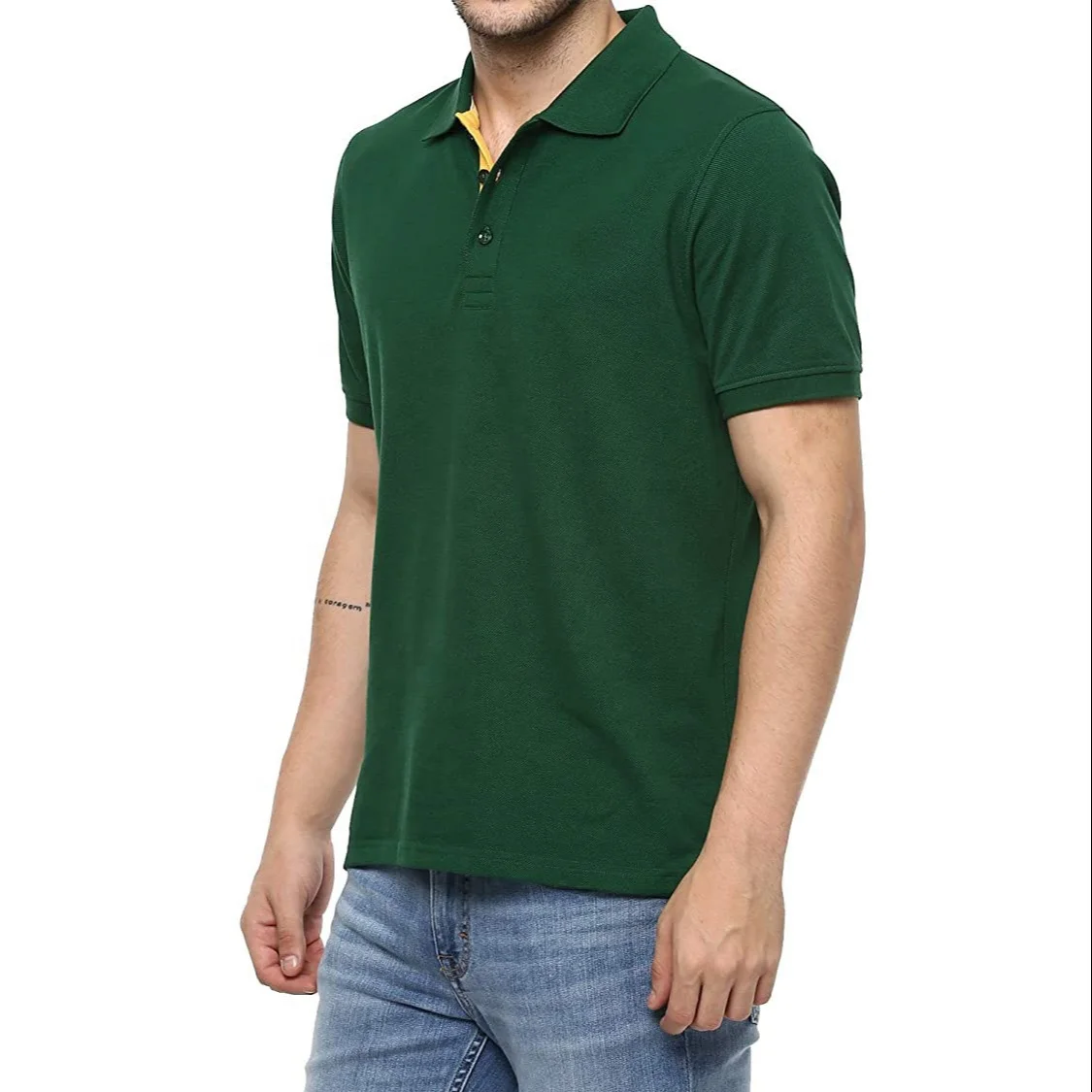 Мужская рубашка-поло с принтом