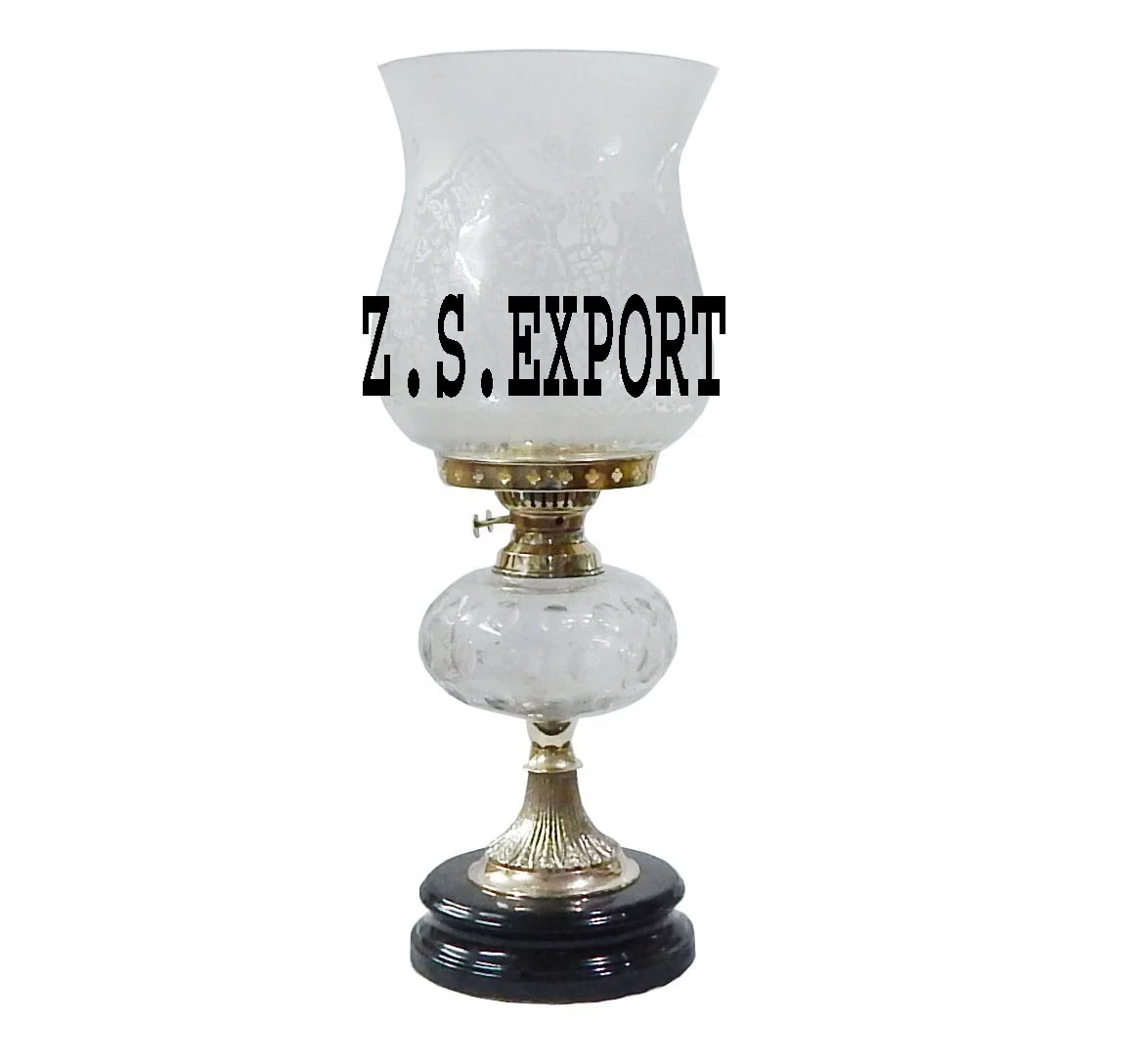 Trendy Brass Oil Lamp Stylish Shiny Finishing Design Emergency Kerosene Lantern Metal Hanging And Outdoor Champing Lamps