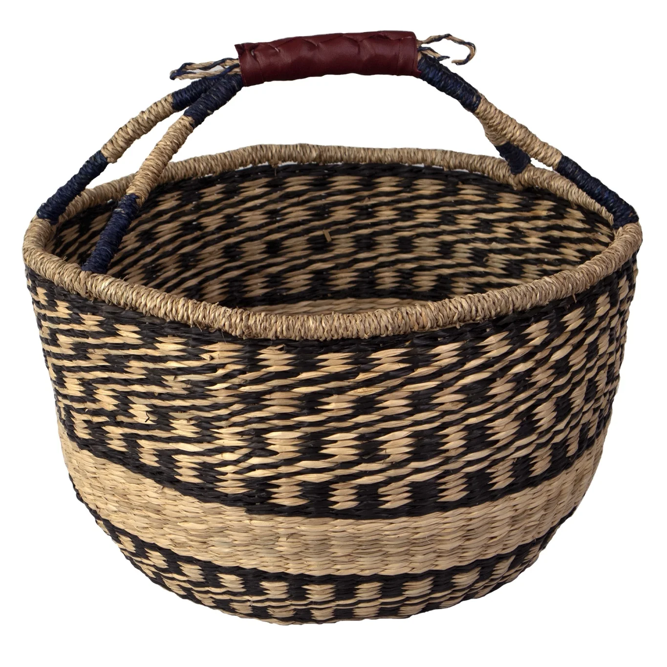 New collection round seagrass bolga basket