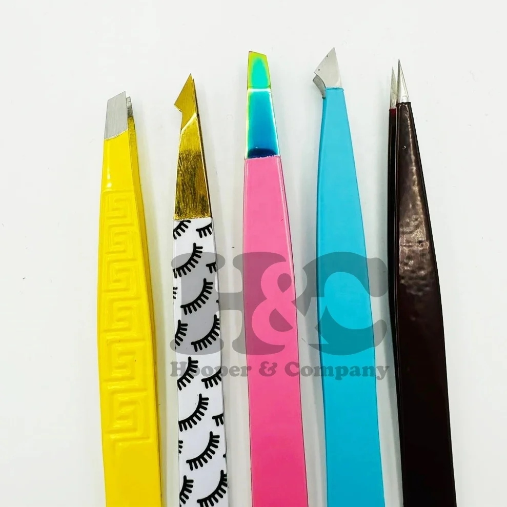 Профессиональный пинцет для бровей из нержавеющей стали выщипывания волос