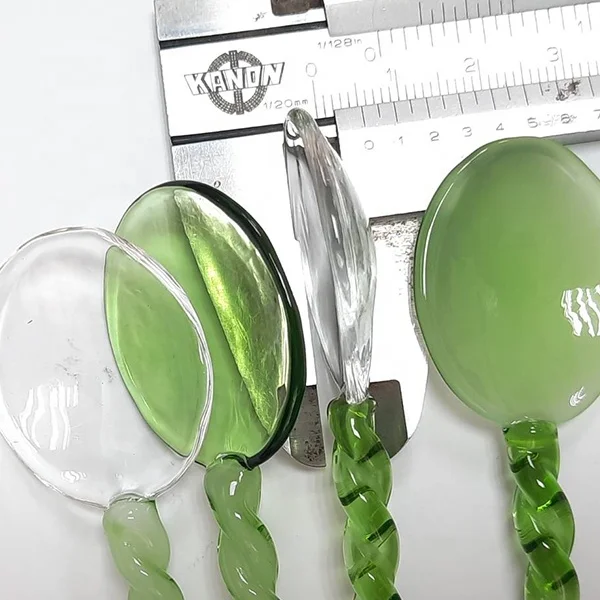 Small Fancy Teaspoons Set Generic Heat Resistant Stirring Glass Spoon