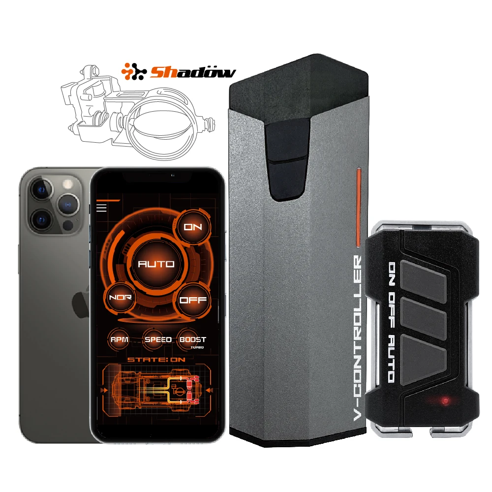 Автоматический Выхлопной Клапан OBD2 блок управления с дистанционным управлением для универсальных выхлопных