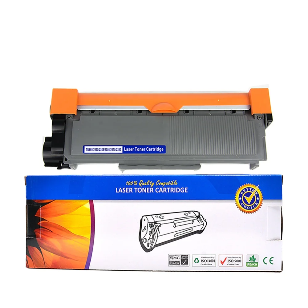 Tatrix RTS TN660 TN2320 TN2345 TN2350 TN2370 TN2380 TN-660 Compatible Laser Black Toner Cartridge for Brother HL-L2300D Printer