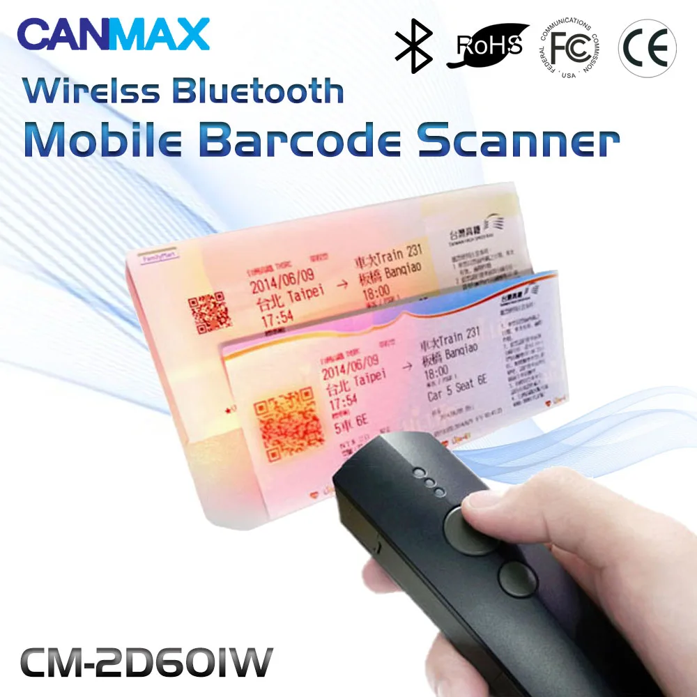 Мобильный USB 3 в 1 портативный сканер штрих-кодов стандартного диапазона для промышленного