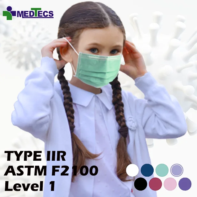 Durable Elastic Ear Loops Children Black Kids Children Disposable Face Mask