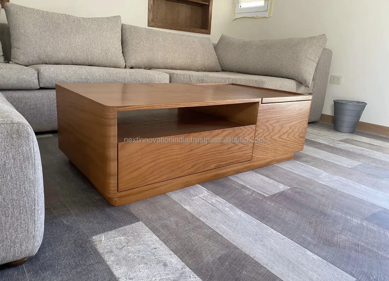 Solid Mango Wood light brown polished Design Hand Look Furniture
