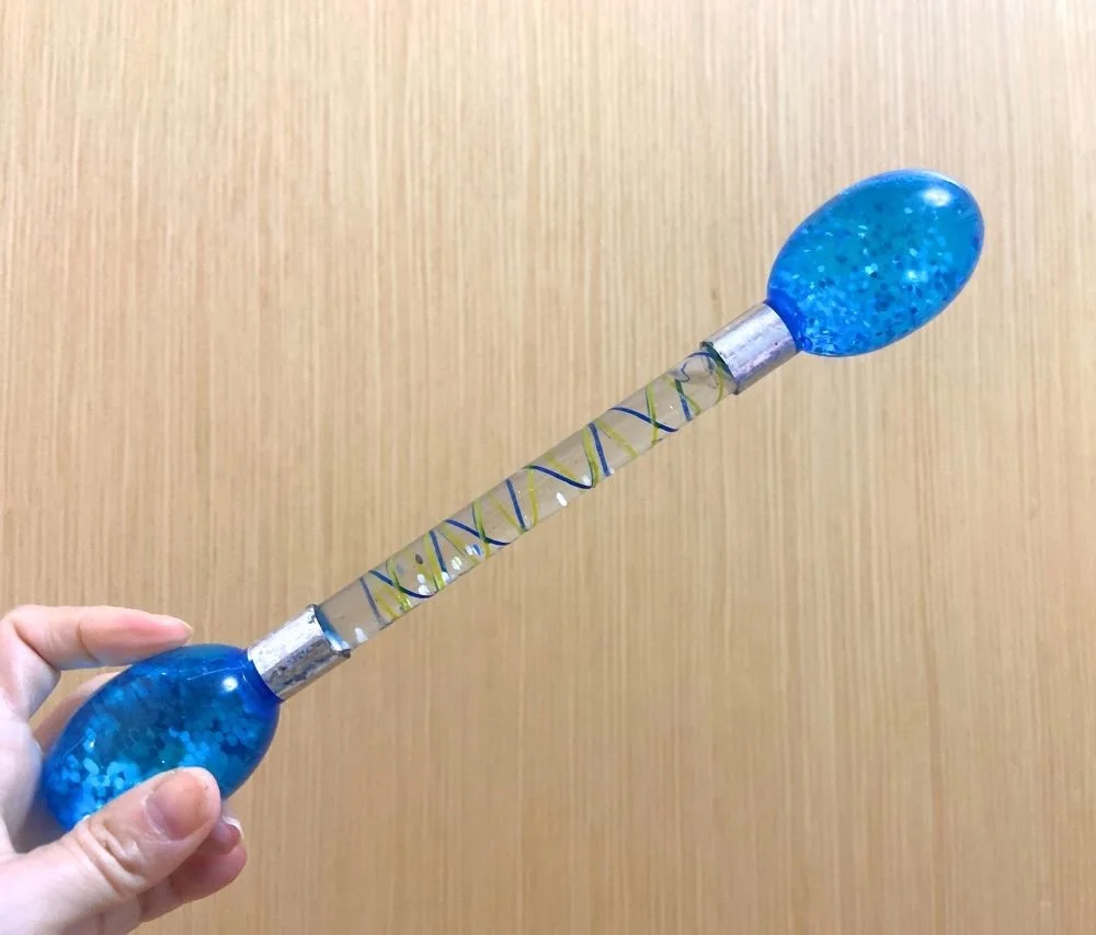 Stress Relief Toys Promotional Products for Kids Water Filled Glitter Wand Baton