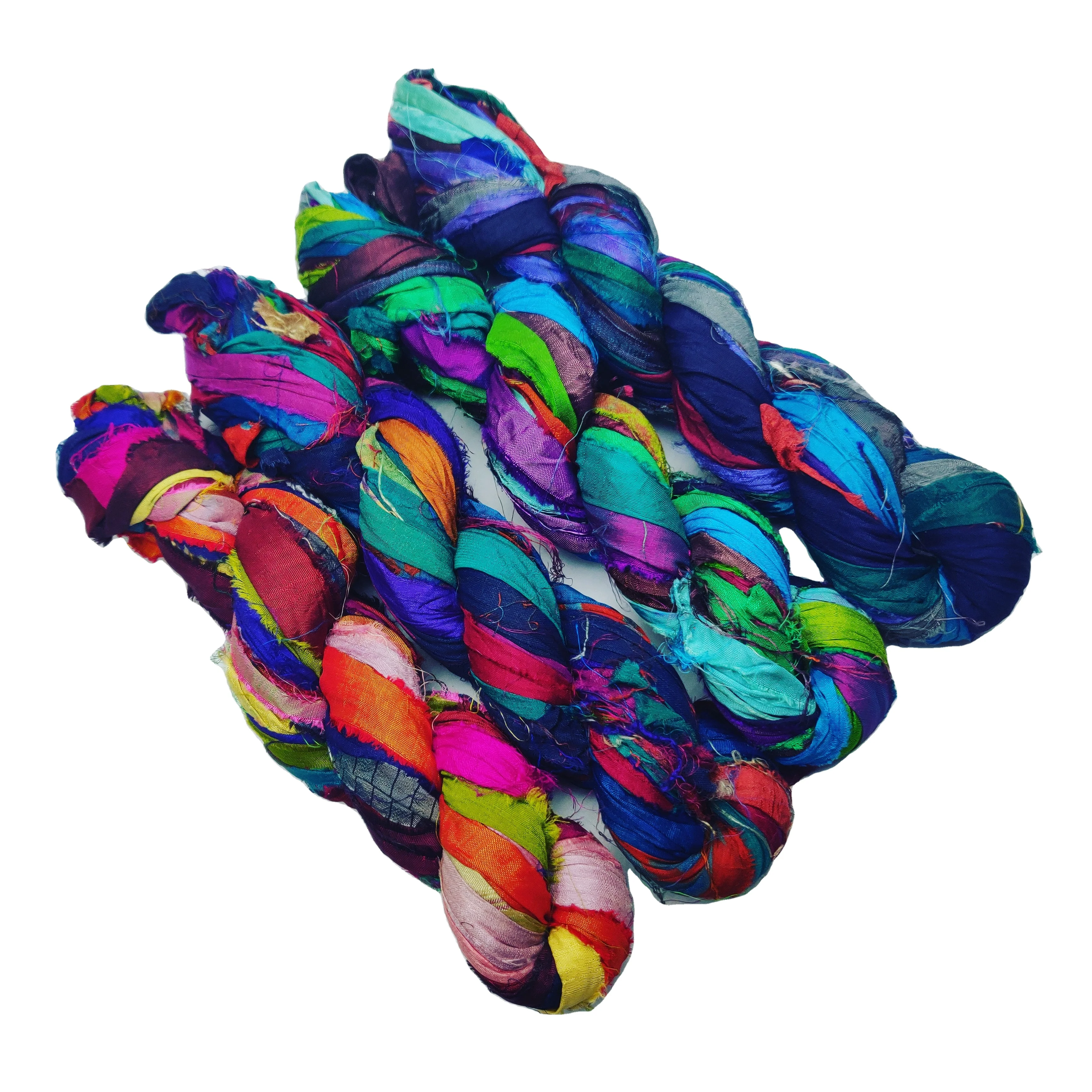 Sari silk ribbon Relief Embossed Printed Grosgrain Ribbon Factory Eco Friendly Customized Logo Gift Custom Craft