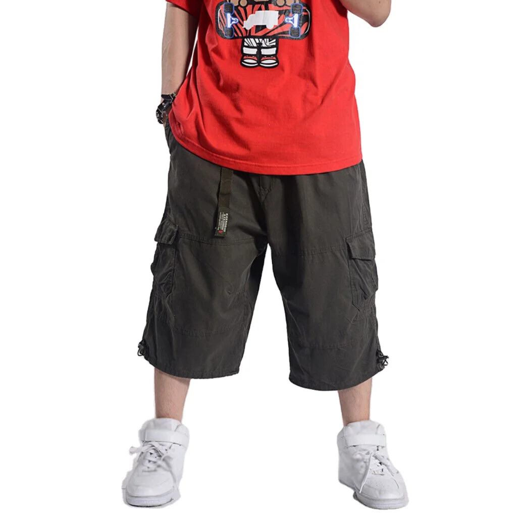 Wholesale Casual Baggy Black Cargo Sportswear Breathable Gym Custom Fitness Athletic Men Sports Cotton Shorts