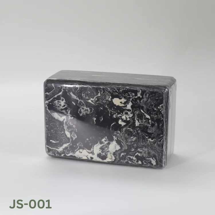 Customizable color pink pattern camouflage eco packaging yoga block