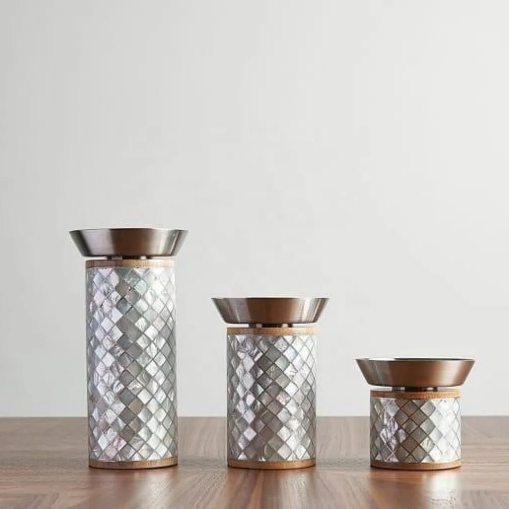 HOT SELLING 2022 MOTHER OF PEARL INLAY INCENSE OUD BURNER GULF UAE DUBAI BY VINTAGE CRAFT