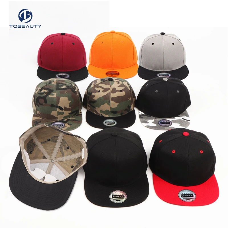 Plain Blank Adjustable Classic Snapback Baseball Hat Cap Street Style Unisex Vintage 3D Embroidery Logo Baseball Caps For Men
