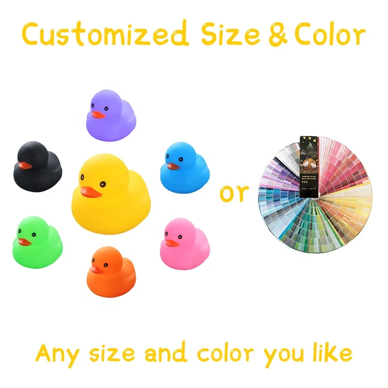 High Quality Eco-friendly materials Squeeze & Call Bathroom Toys for Kids custom rubber duck bath toys large rubber duck
