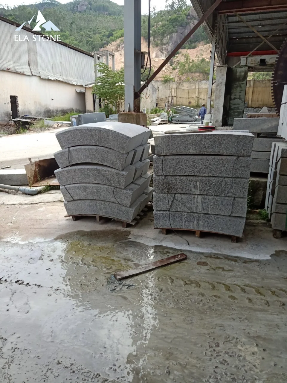 Вьетнамский брусчатый камень для строительства современный гранитный натуральный уличное украшение